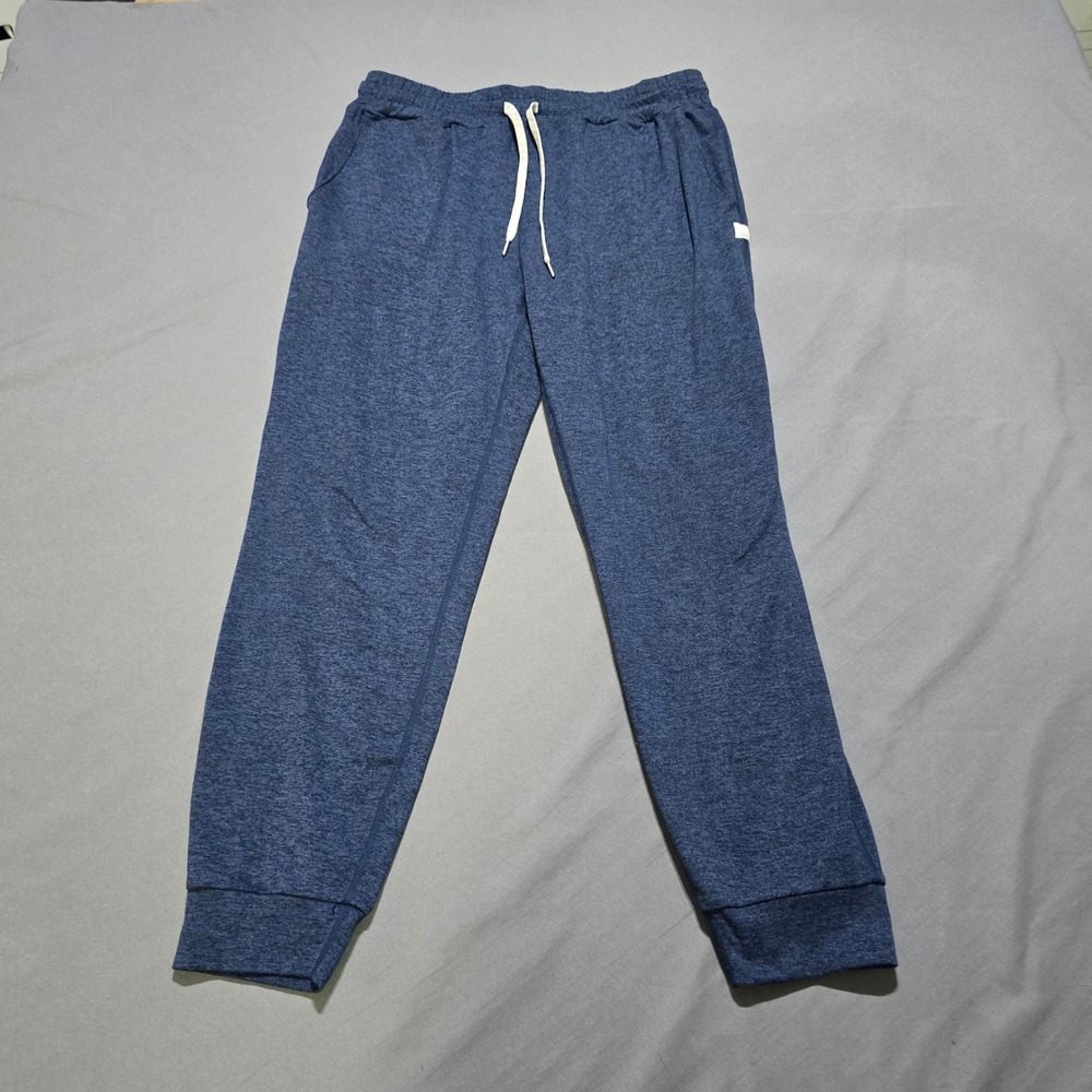 FLAWS Vuori Performance Jogger Women Medium Blue Heathered DreamKnit VW303